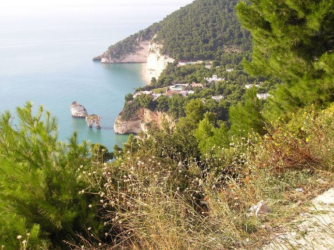 Vista di Mattinata (Foggia)